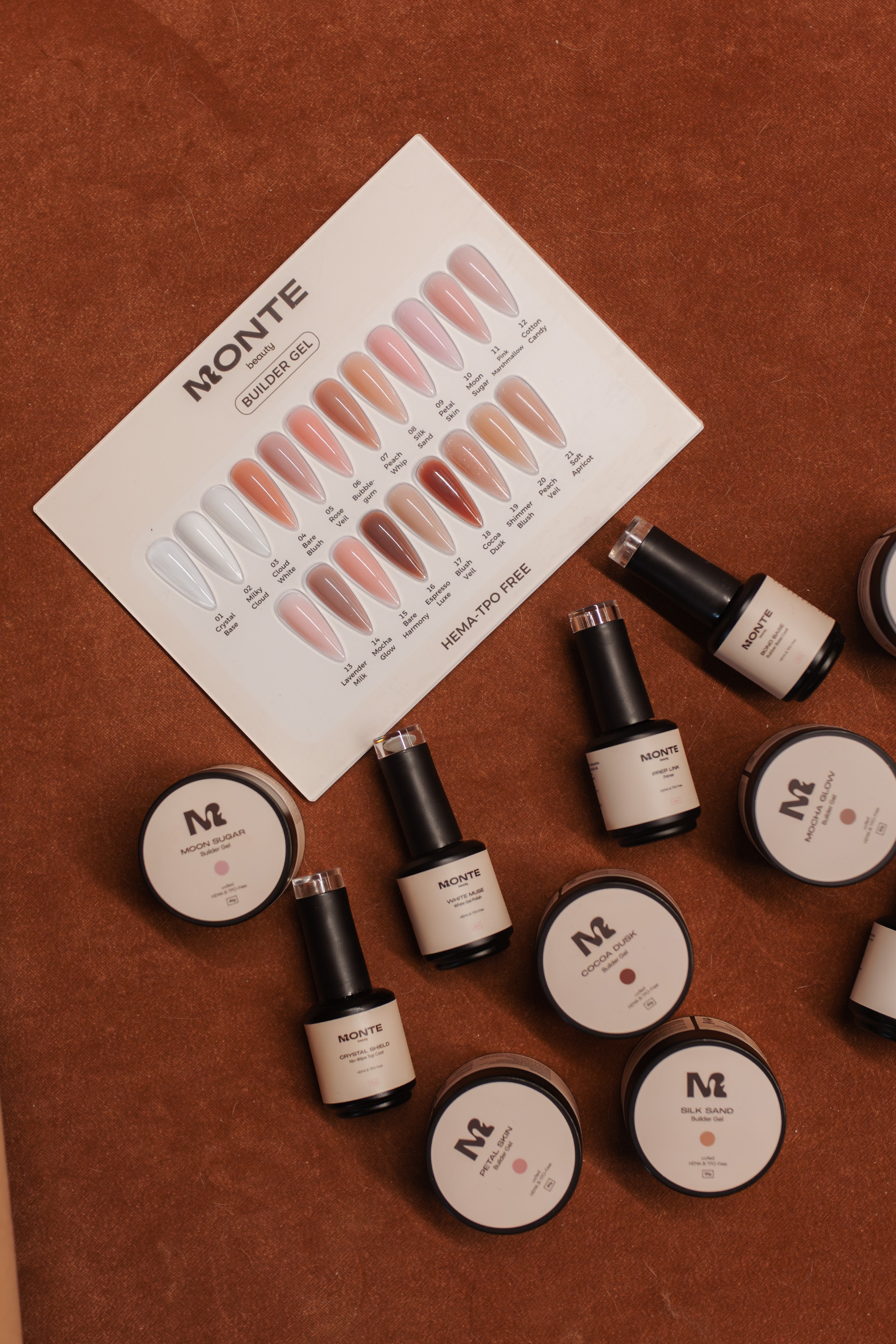 Builder Gel Color Chart